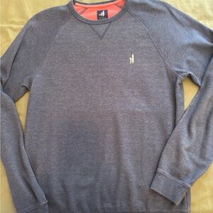 johnnie-O Blue Crewneck Sweater